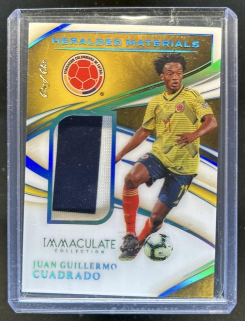 2020-21 Immaculate Juan Guillermo Cuadrado Heralded Patch Platinum #1/1