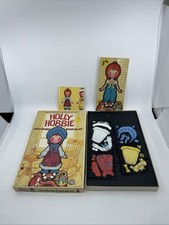 VTG 1970s Holly Hobbie Colorforms Toy Dress-Up Kit by Mattel Paper Doll