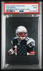 2004 FLEER TRADITION GRIDIRON TRIBUTES GAME USED #GTTB TOM BRADY PSA 9