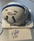 Tyler Warren Signed Autographed Riddell Speed Mini Helmet - Fanatics AUTH