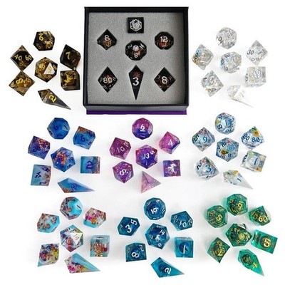 HYO0243 Hymgho Premium Gaming 7-Set Mystery Sharp Edge Resin