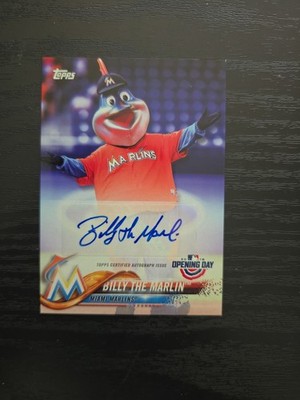 2017 Topps Opening Day - Mascots Autographs Miami Marlins #MA-B (AU)