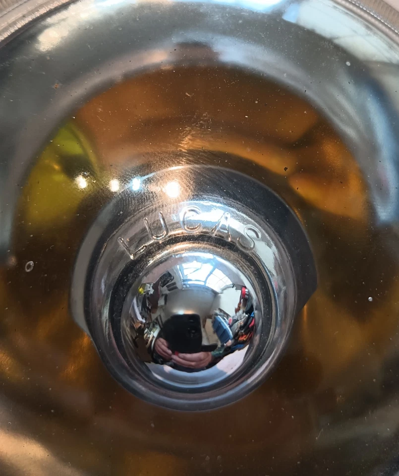 LUCAS 576 LAMPADA SPOT NOS BMC MINI MG JAGUAR TRIUMPH ASTON ROOTES AUSTIN HEALEY - Immagine 4 di 4