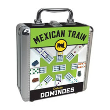 Mexican Train Deluxe Dominoes Board Game: University Games, Problem Solving,