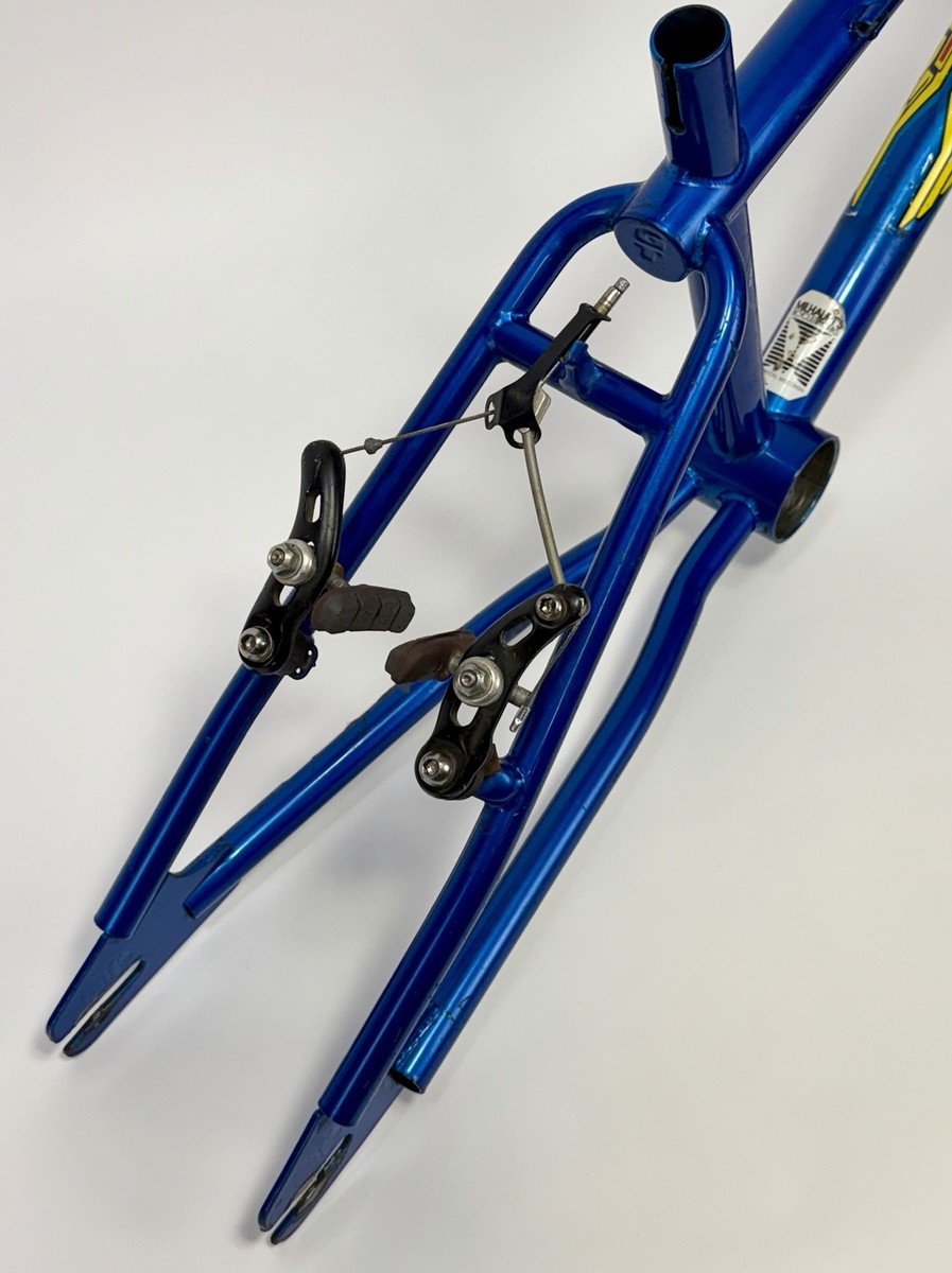 GT Interceptor Blue 20” Frame Fork Set Old Mid School BMX Vintage