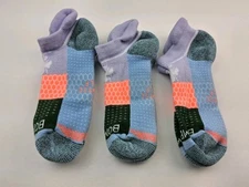 Bombas Hex-Tec Golf Style Athletic Ankle Socks Lot Of 3 Pairs Size S