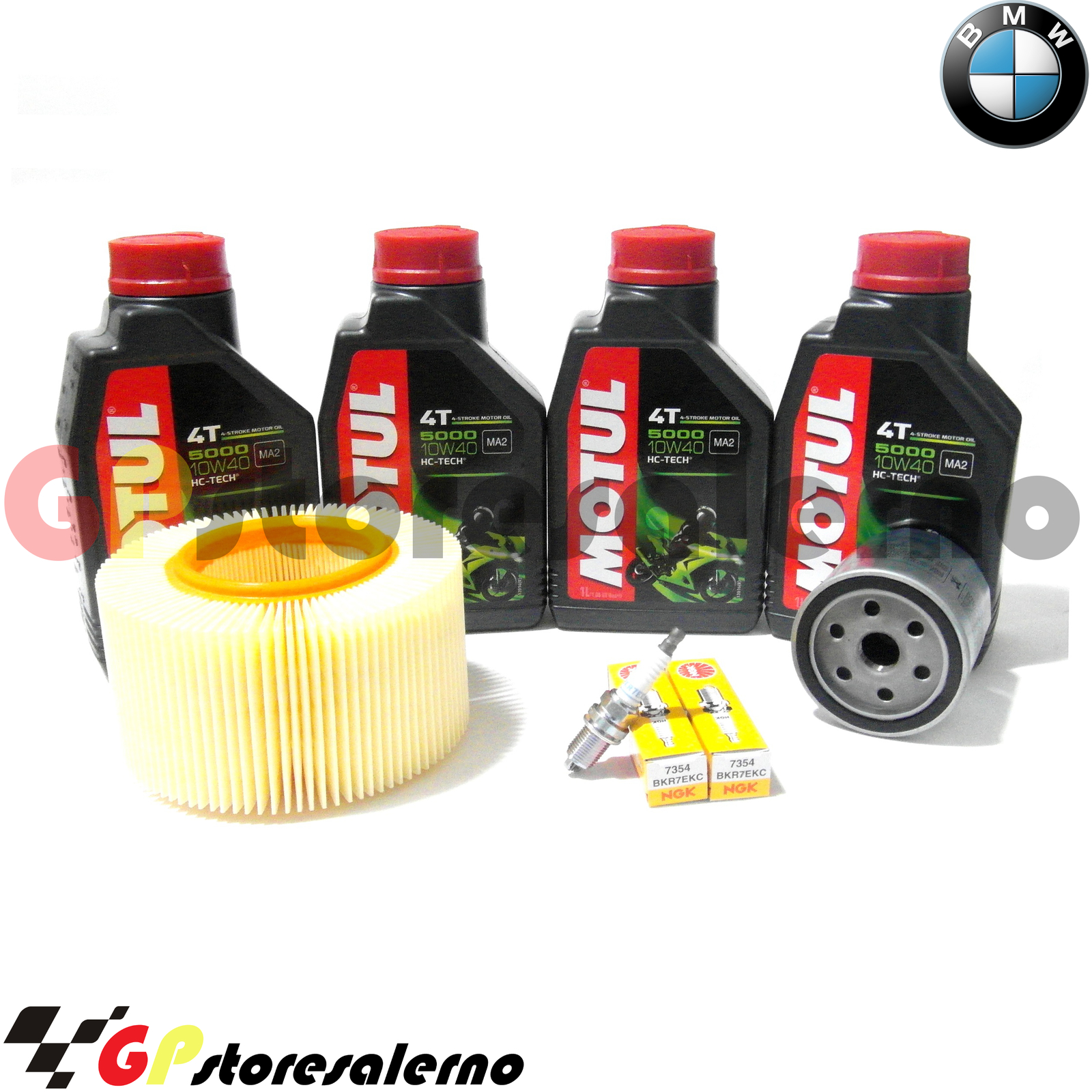 Kit Tagliando Olio Motul 5000 10W40 Con Filtro Aria, Filtro Olio E Candela – Per Honda SH 300