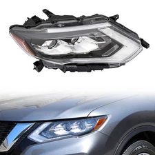 Headlight Lamp For 2017-2020 Nissan Rogue SL SL Hybrid LED Right Passenger Side