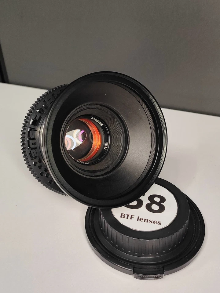 🟡🔵 Plateado HELIOS 44-2 2/58mm Cinemod Canon EF ANAMÓRFICO BOKEH&FLARE ÁMBAR Foto 3 de 4