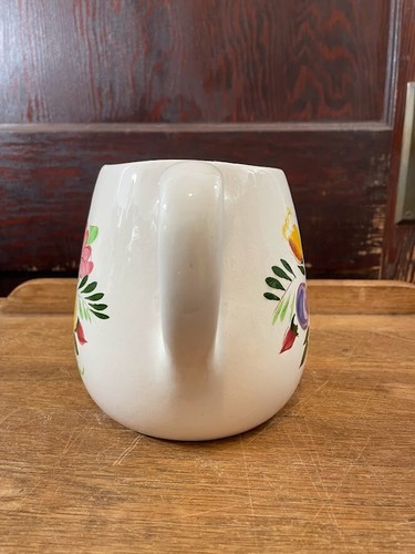 Stangl Pottery Fruit and Flowers 1 quart Pitcher Fruit & Flowers Floral Pitcher - Picture 4 of 9