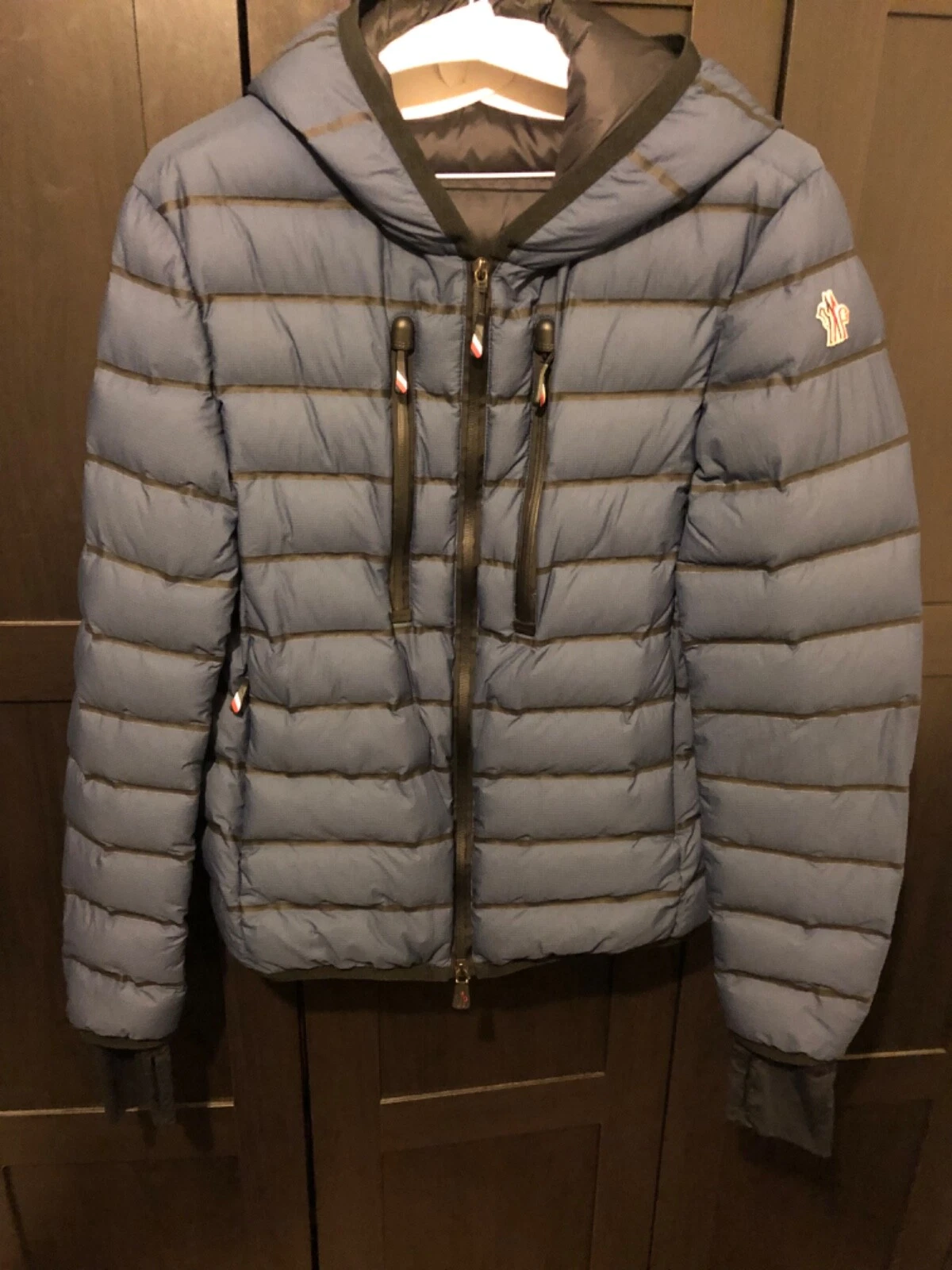 Moncler — 100% authentic Moncler Grenoble Emerald jacket, blue, size 3