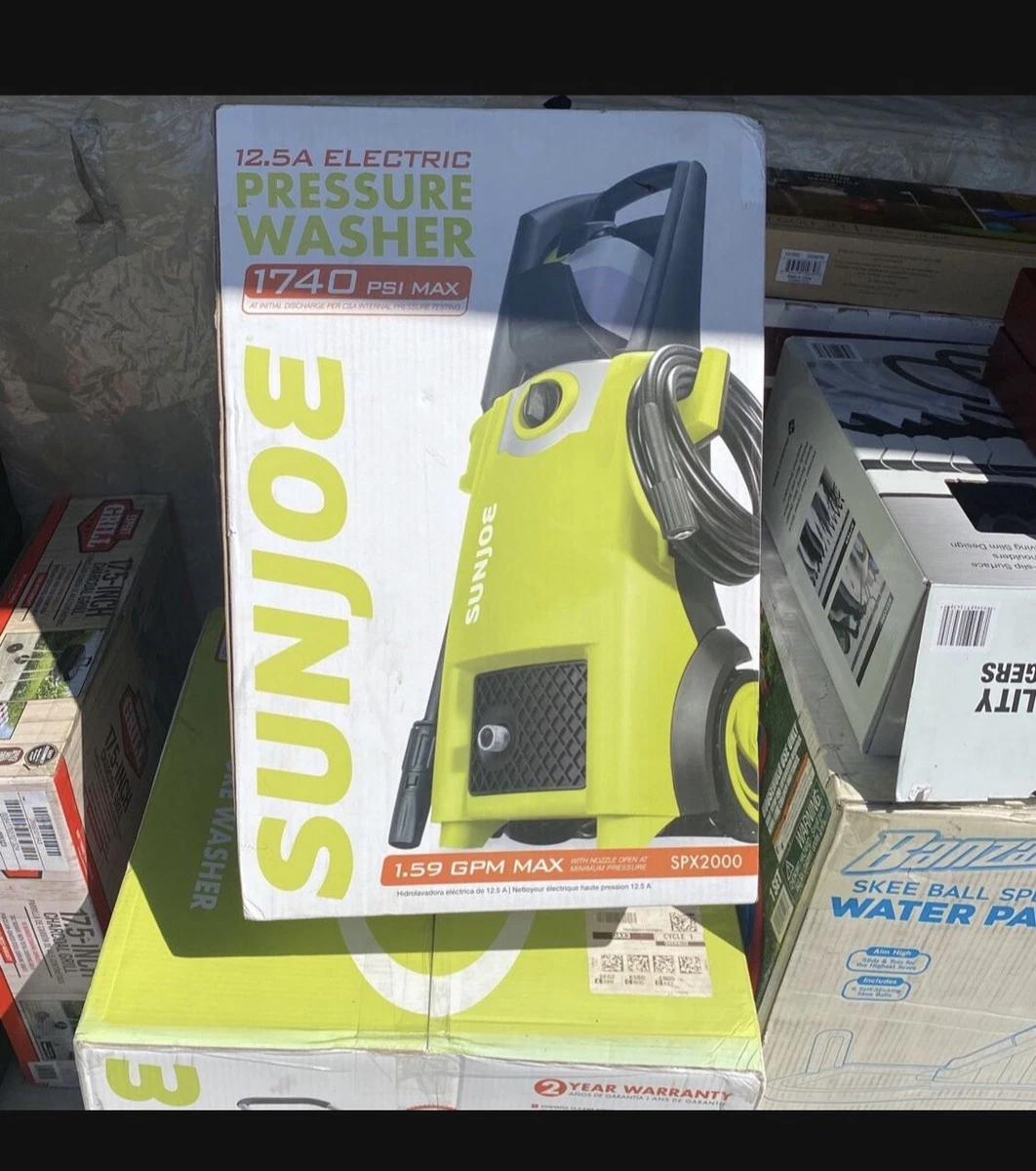 Sun joe pressure washer 1740 cheap psi