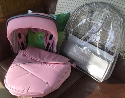 silver cross hood and apron graphite