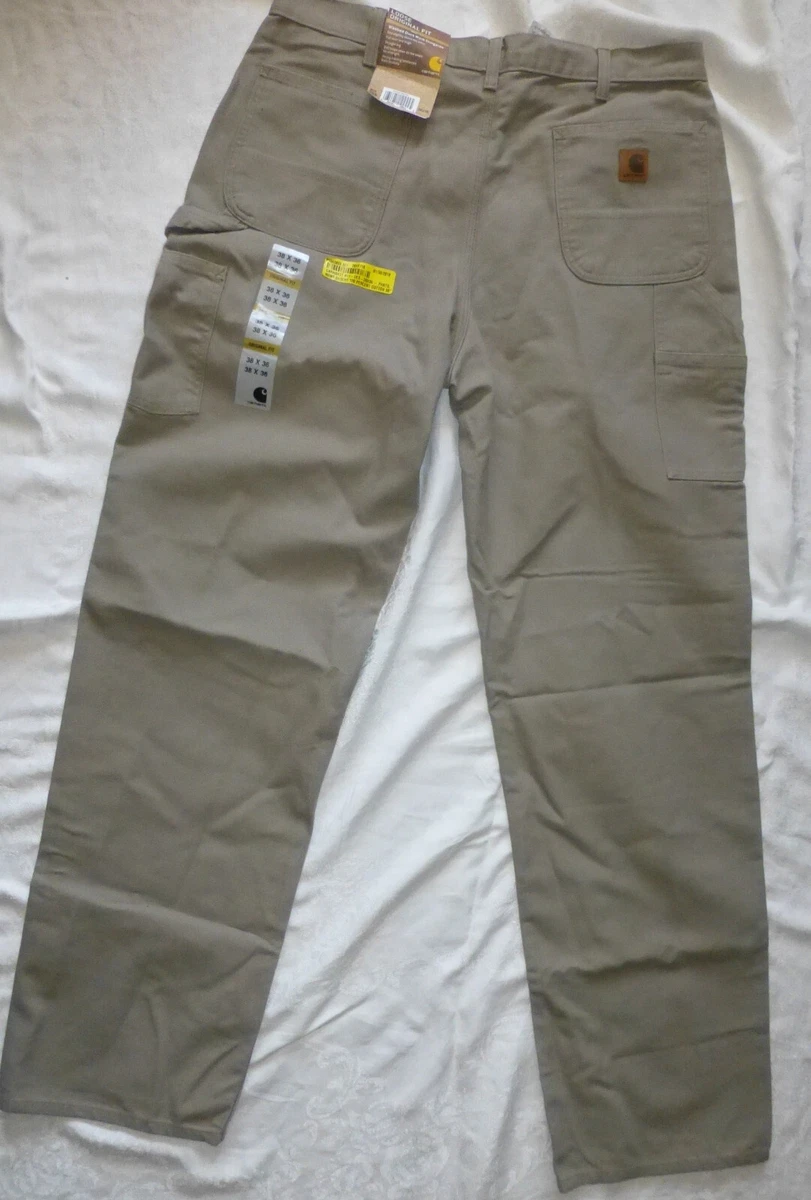 NWT Carhartt Washed Duck Loose Original Fit Work Dungaree Pant B11-DES  38x36 MEN