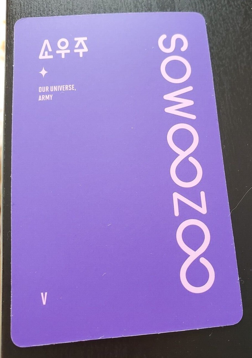 BTS 2021 MUSTER SOWOOZOO Blu-ray Official Taehyung V Photocard | eBay
