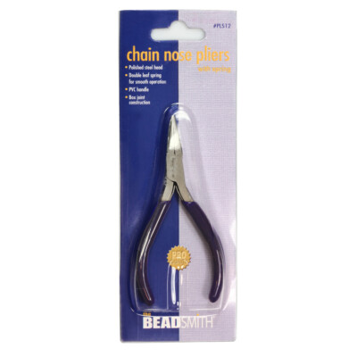 BeadSmith  PL500 Serie Kettenzange mit Doppelfeder PVC-Griff * Werkzeuge