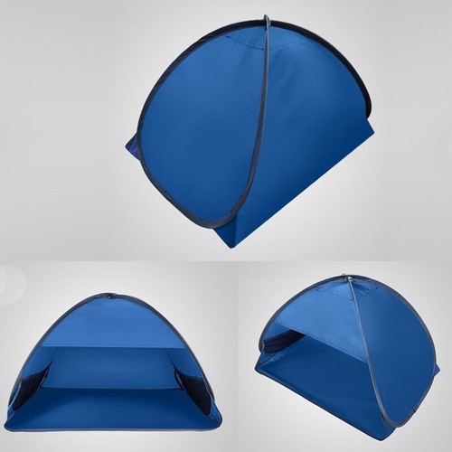 Outdoor Head Shelter Portable Sunscreen Tent Beach Sleeping Shade Polyester UV - Picture 9 of 17