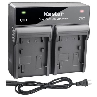  Fast Dual Charger for JVC SSL-JVC50 SSL-JVC75 BN-S8I50 and DT-X Monitors series