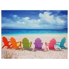 Beach Chairs DIY Full Round Drill 30x40cm Diamond Painting