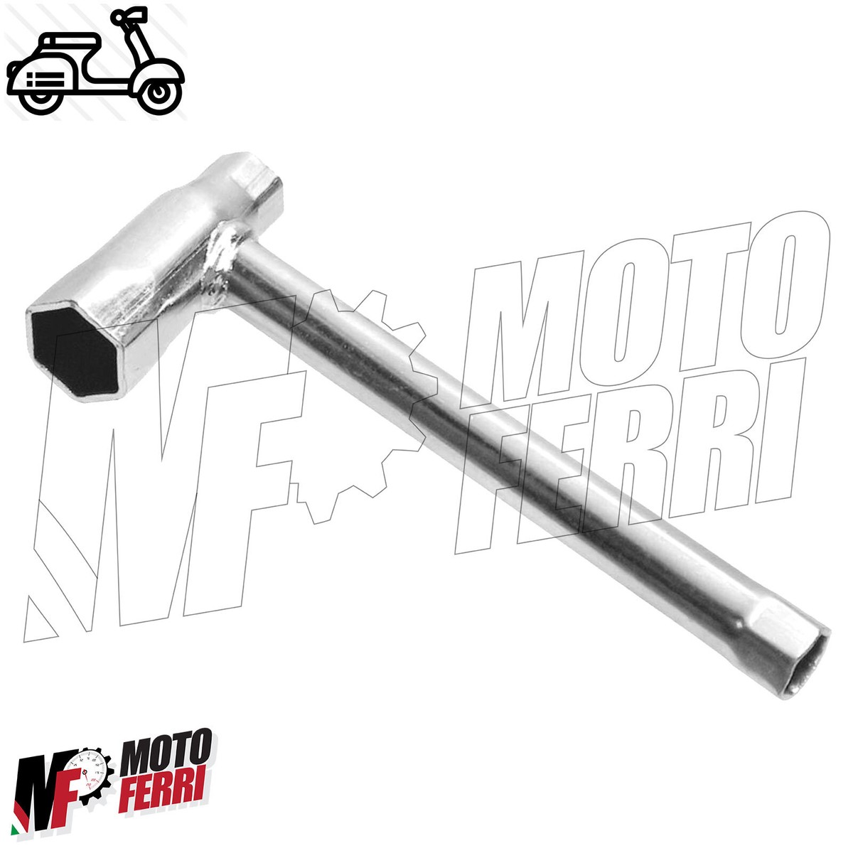 Chiave Candela Per Vespa 50 E 90 - 11x13x21 Mm - Chiave Per Candele Da Motore Per Scooter Vespa