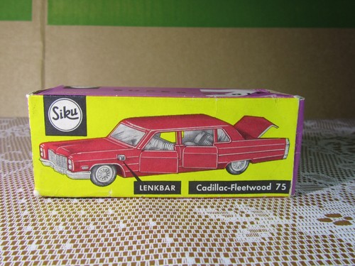577Y Siku Zinkguss 1967 V-265 Allemagne 1:60 Boite Vide de Cadillac Fleetwood 75 - Picture 4 of 8