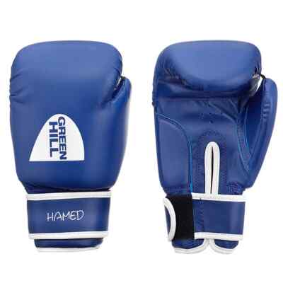 Green Hill Hamed Boxing Gloves Leather Kickboxing Training Sparring