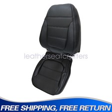 Replacement 2011-2017 For Vw Jetta Driver Bottom Top Leather Seat Cover Black