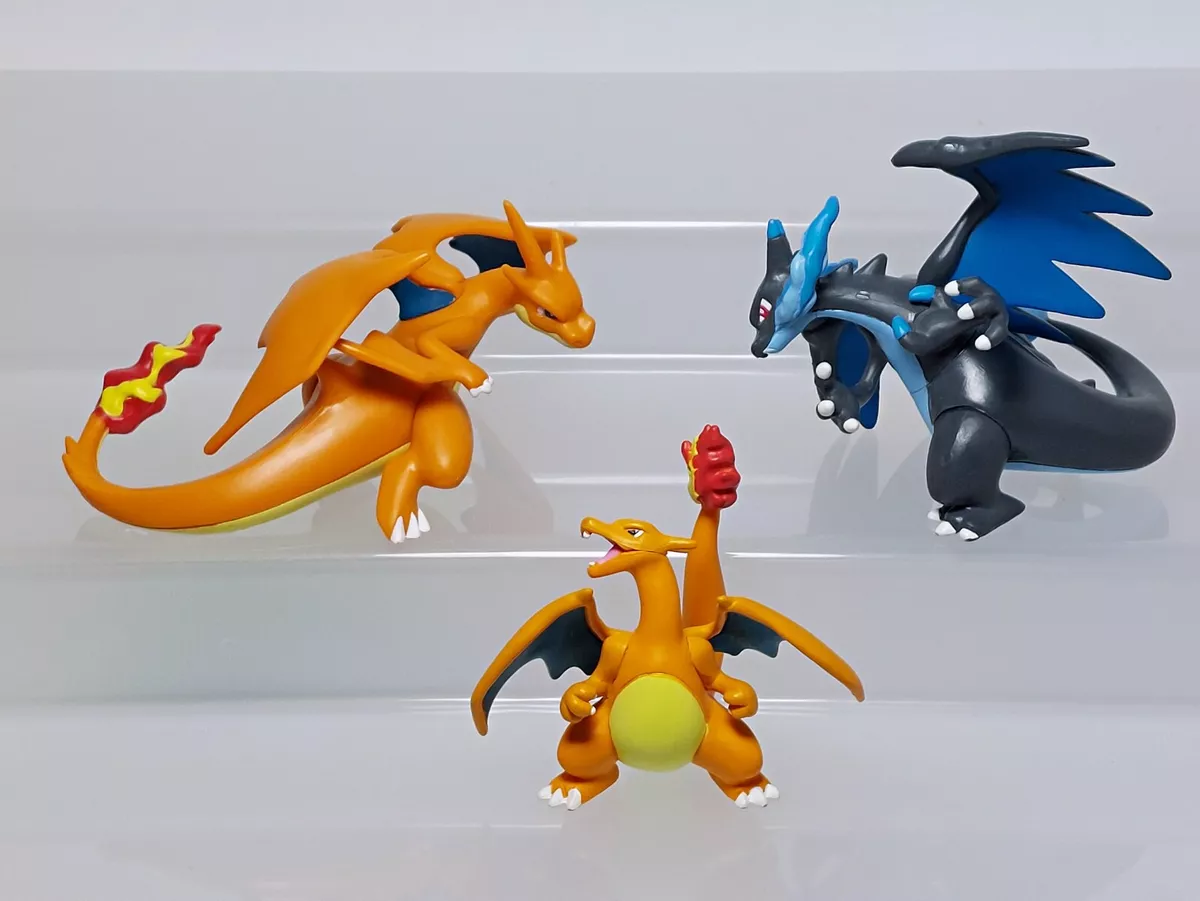 Mega Charizard X Y (Battle) Pokemon Moncolle Figure Set Takara Tomy  1.9-2.6in