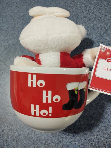 Santa in a Soup Mug - Plush Gift Set Ho Ho Ho - Picture 3 of 5