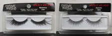 2-SET FANTASY MAKERS FALSE EYELASHES Dramatic Myserious Long Shiny Glam Flare