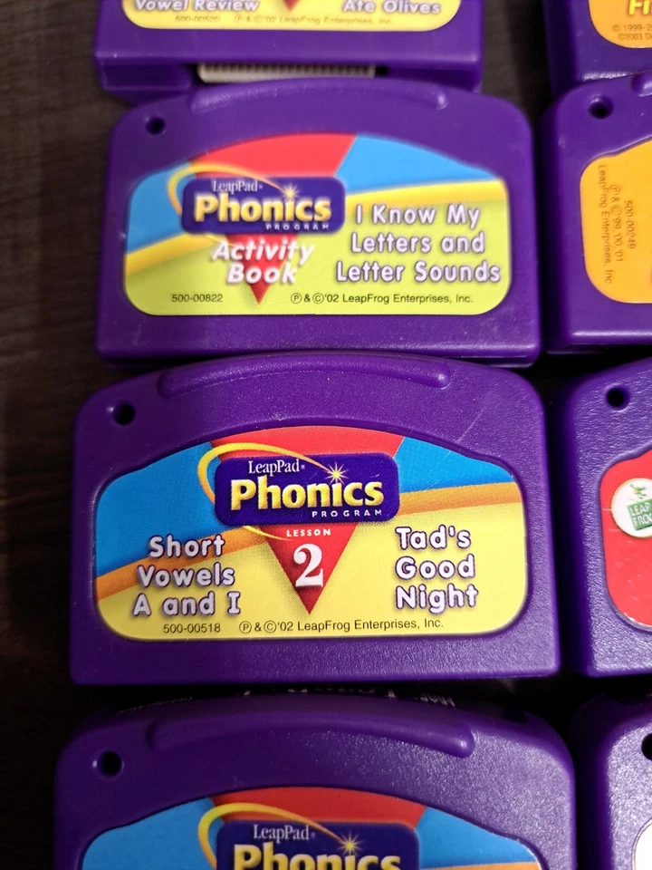 Lot of 7 Leap Frog LeapPad Phonics Reading Math Finding Nemo - Image 4 of 4