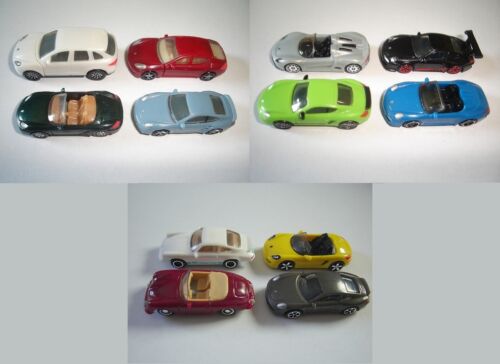 PORSCHE COLLECTION - ALL 3 MODEL CARS SETS 1:87 H0 - KINDER SURPRISE MINIATURES - Picture 1 of 1