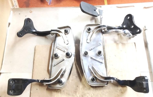 OEM Dyna Defender Drivers Floorboards FXD FXDL Harley Police Foot Controls Pedal - Foto 3 di 6