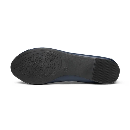 Women Classic Round Toe Ballet Flat Comfort Work Slip On Office Flat Shoes - Picture 14 of 43