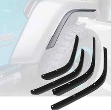Front & Rear Fender Flares Extensions Set for Jeep Wrangler JL 2018--2022 Models