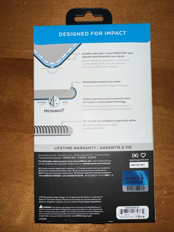 Coque Speck Presidio Grip Glitter Pour IPhone 11 Pro Max - Protection Glitter, Prise En Main Sûre