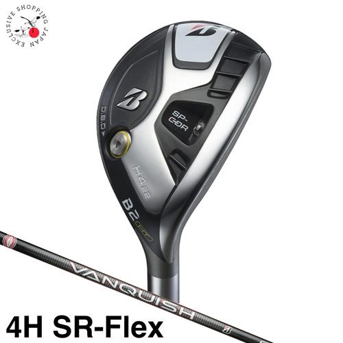 Bridgestone B B2HT Hybrid Utility 4H SR Flex VANQUISH BS50h Graphite Shaft New - 第 1/14 張圖片