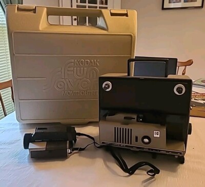 Vintage Kodak M10 Super Movie Projector, XL10 Movie Camera