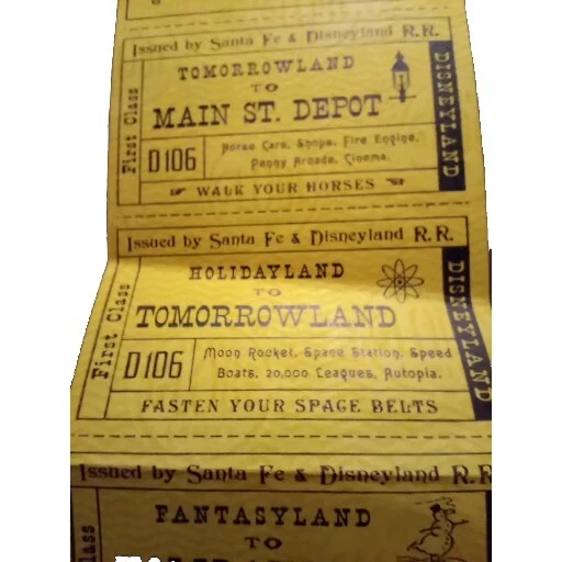 Boleto de Santa Fe y Disneyland R&R 1ª Clase Pasaje Entre Puntos Disneyland Foto 4 de 4