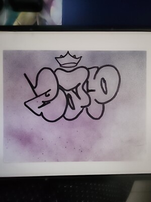 Futura Graffiti Art 直筆原画 本名 Lenny サイン有り Futura