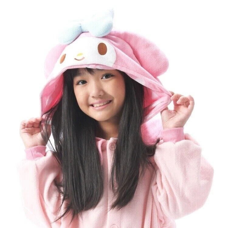 SAZAC Sanrio My Melody Kids Costume Fleece Kigurumi Cosplay 130 110 - Image 2 of 4