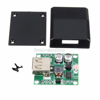 5V 2A Solar Panel USB Charger Voltage Regulator Circuit Board + Shell