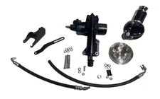 1955-57 Chevy Belair 150 210 Power Steering Gear Box Upgrade Conversion 2 Groove