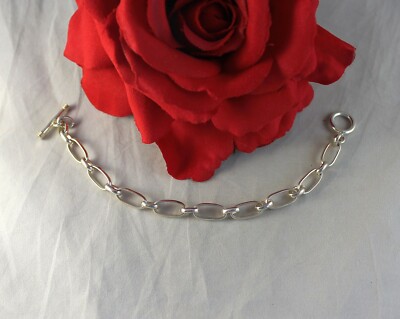 Sterling Silver Toggle Style  14g  Bracelet   CAT RESCUE