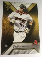 2016 Topps Triple Threads Jumbo 5x7 Paul Goldschmidt DBacks 14 #’d 01/49