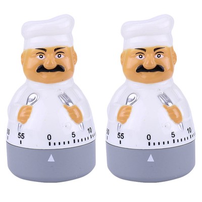 2 Pcs Küchenuhr Küchentimer Für Senioren Koch-Timing-Tool Student