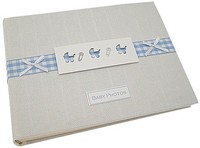 Gingham Design Small Photo Album (blue) Gingham Design Small Photo Album (blue)