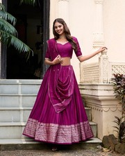 DESIGNER LEHENGA CHOLI INDIAN BOLLYWOOD WEDDING PARTY PAKISTANI WEAR READYMADE