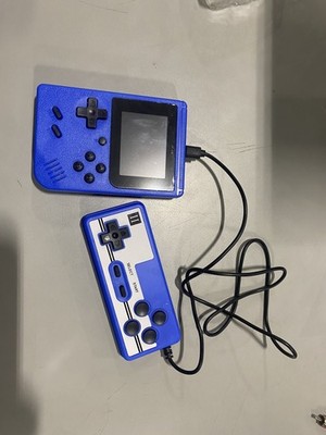 GAMEBOX GAME BOX PLUS- HAND HELD GAME SYSTEM RECHARGEABLE MULTIPLE GAMES - BLUE