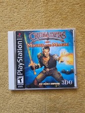Crusaders of Might and Magic (Sony PlayStation 1, 2000) PS1 Game + Manual TESTED